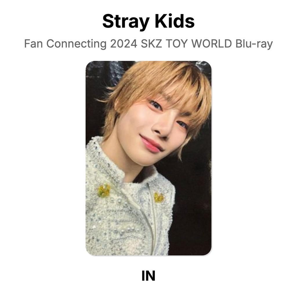 Stray Kids Fan Connecting 2024 SKZ TOY WORLD Blu-ray Official Photocard