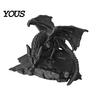 Dark Fantasy Room Ornament 3D Printed Rock Dragon Statue, Figurine, Gothic Desktop Home Decor for Bookshelf Decor, Collectible Ornament, Gift