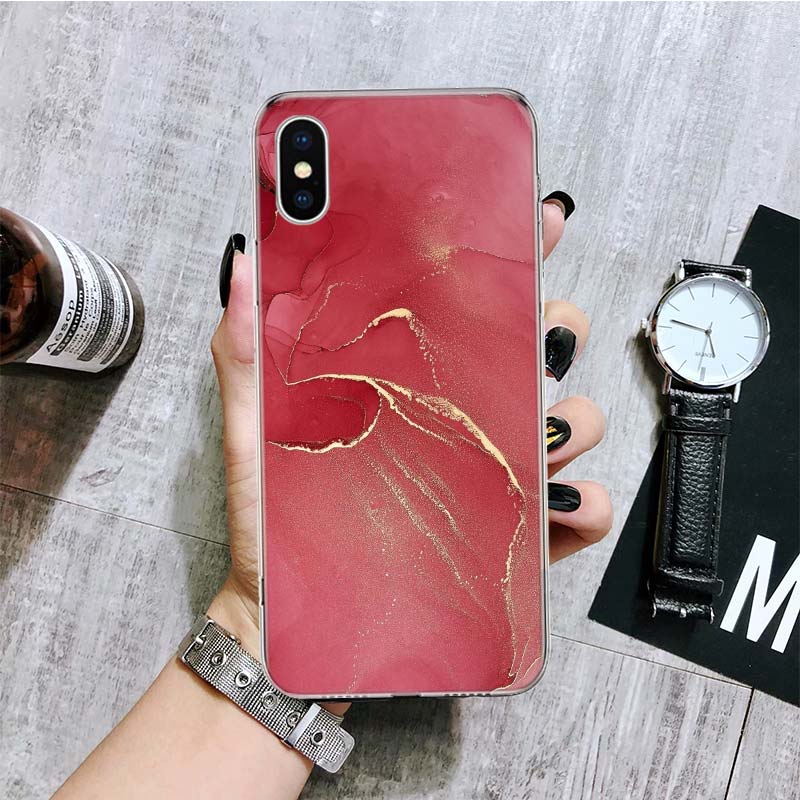 Granite Marble Phone Case For iPhone 17 Air 16 15 Plus 11 14 Pro Max 13 Mini 12 7 8 + SE Pattern Art Customized Cover 17 Air 16
