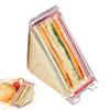 Triangle Sandwich Containers Cake Slice Boxes Cake Holders Plastic Cake Holder Boxes Reusable Sandwich Bags Wedding Party Supply
