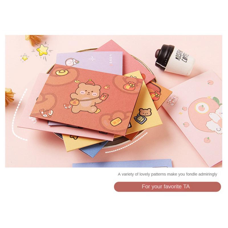 

Cute Postcard Cute Design Thank You Envelope Cute Birthday Gift Card Greeting Card Not Easy To Wrinkle Message Card 9.6 * 7.2cm