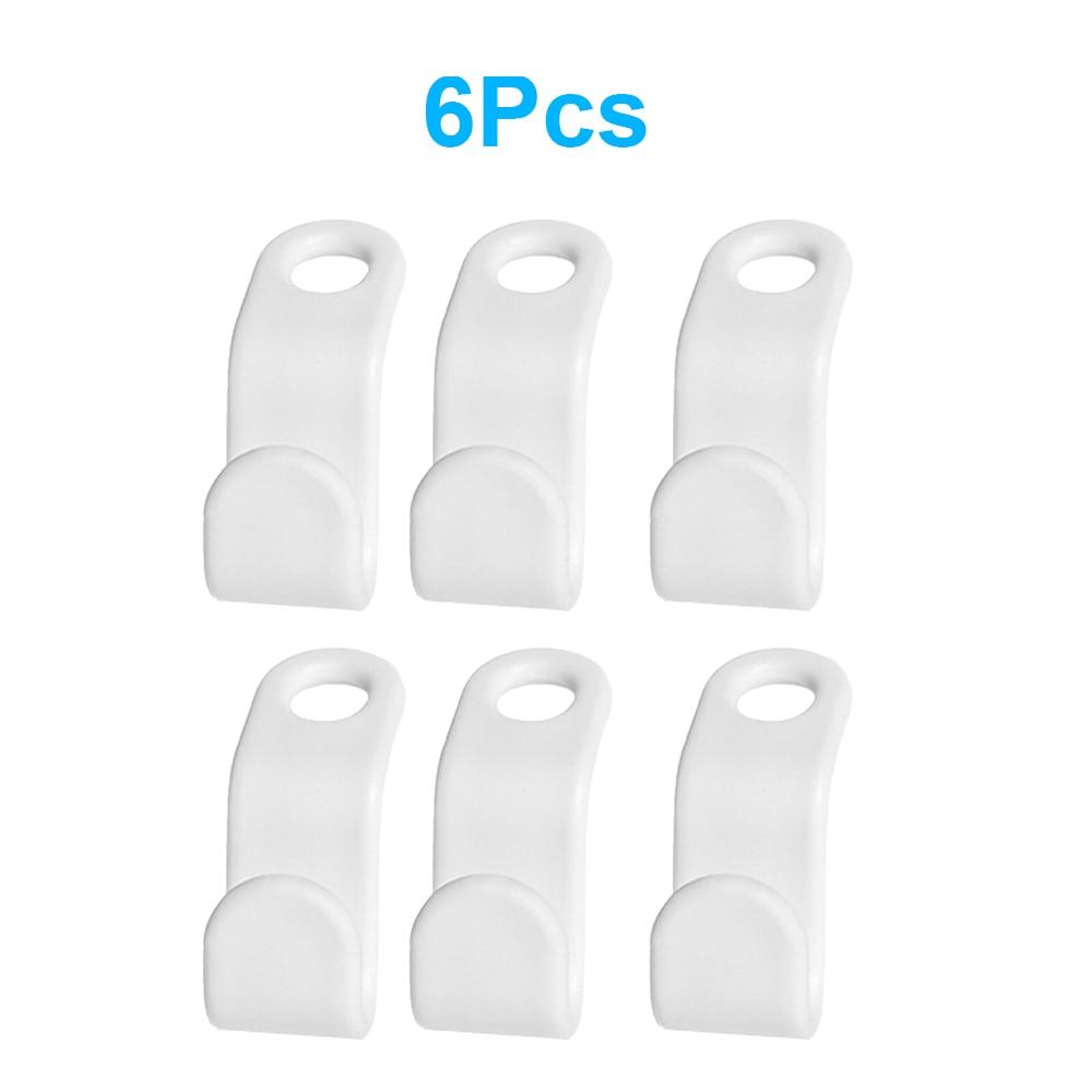 6/12Pcs Mini Clothes Hanger Connector Hooks Cascading Plastic Wardrobe Coat Organizer Rack Holder Space Saving for Closet