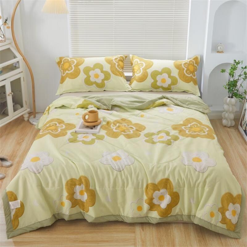 Washable Summer Cooling Quilt with Soy Fiber Filling 150x200cm