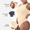 High-Neck Sleeveless Bodysuit - V-Crotch, High-Elastic, Breathable Sportswear for Women