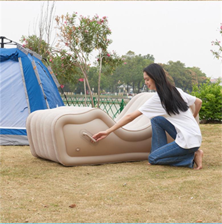 Automatic Inflatable Outdoor Recliner Sofa - Zero Gravity Meditation Pad