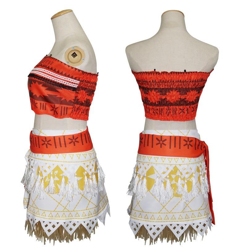 Moana Moana Maui Children's Clothes Princess Performance Costumes