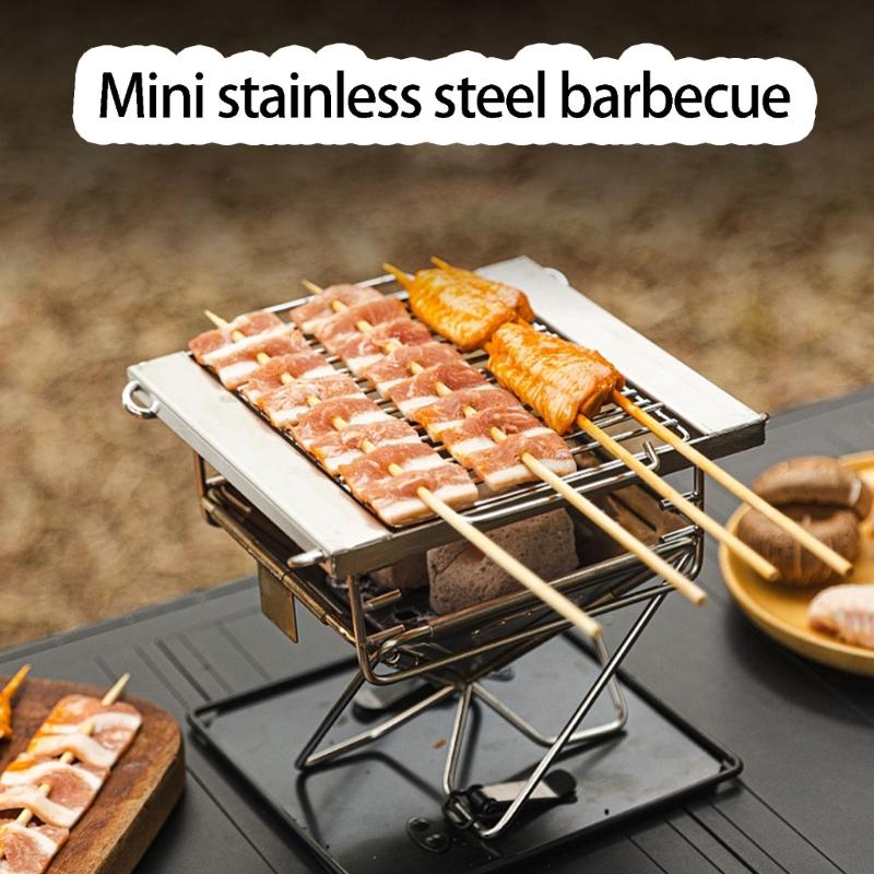 Wind Resistant Outdoor Folding Stove Stable Cooking Performancex When Folded Efficient Combustion Various Setting