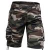 Herren-Sommer-Cargo-Shorts mit mehreren Taschen, lässige Mode, einfarbig, lockere Cargo-Shorts
