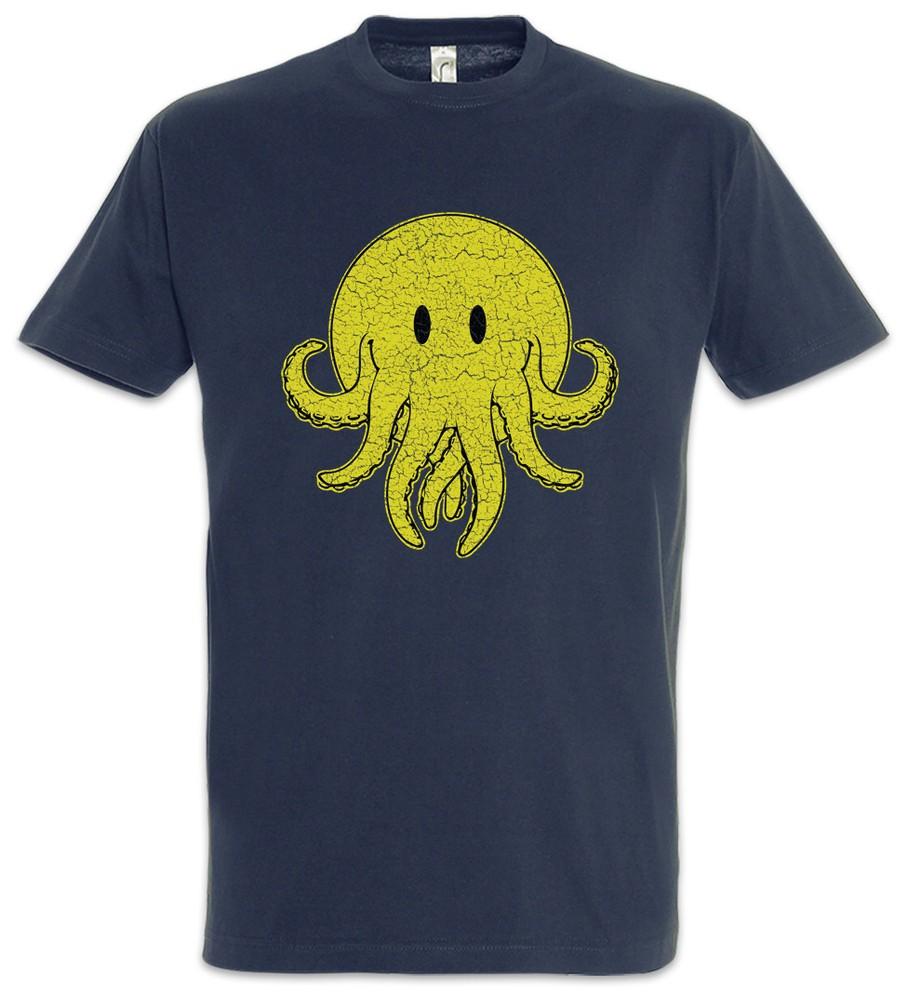 

Cthulhu Smile T-Shirt Wars Horror Arkham H. P. Lovecraft Miskatonic R´LYEH S