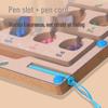Wooden Magnetic Maze Toy: Number Recognition & Concentration Training for Kids 3+