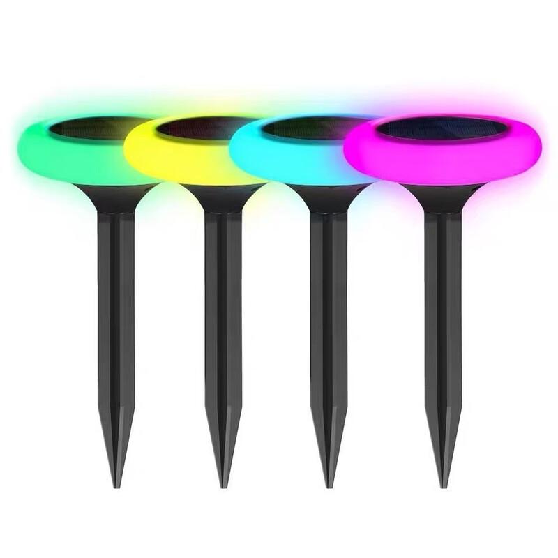 OEING Solar Powered Colorful Garden Lawn Light
