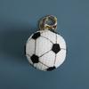 Billiards Rugby Knitting Basketball Keychain Handmaking Sport Ball  Pendant  Backpack