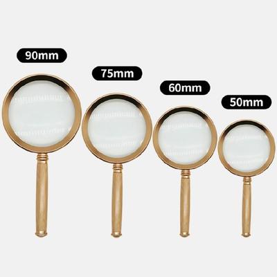 Lichtgewicht Handheld Vergrootglas van Superieure Kwaliteit met Glazen Lens en Lichtgewicht Aluminium Frame voor Dagelijks Gebruik