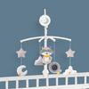 Baby Crib Mobile with Music & Rotating Toys Soft Plush Hanging Rattles for Newborns 0-3 Years Soothing Melodies for Nursery Stroller Bedtime