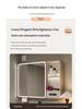 Arc Thickened Bathroom Smart Mirror Cabinet with Makeup Storage and Wall-Mounted Multi-Function Socket