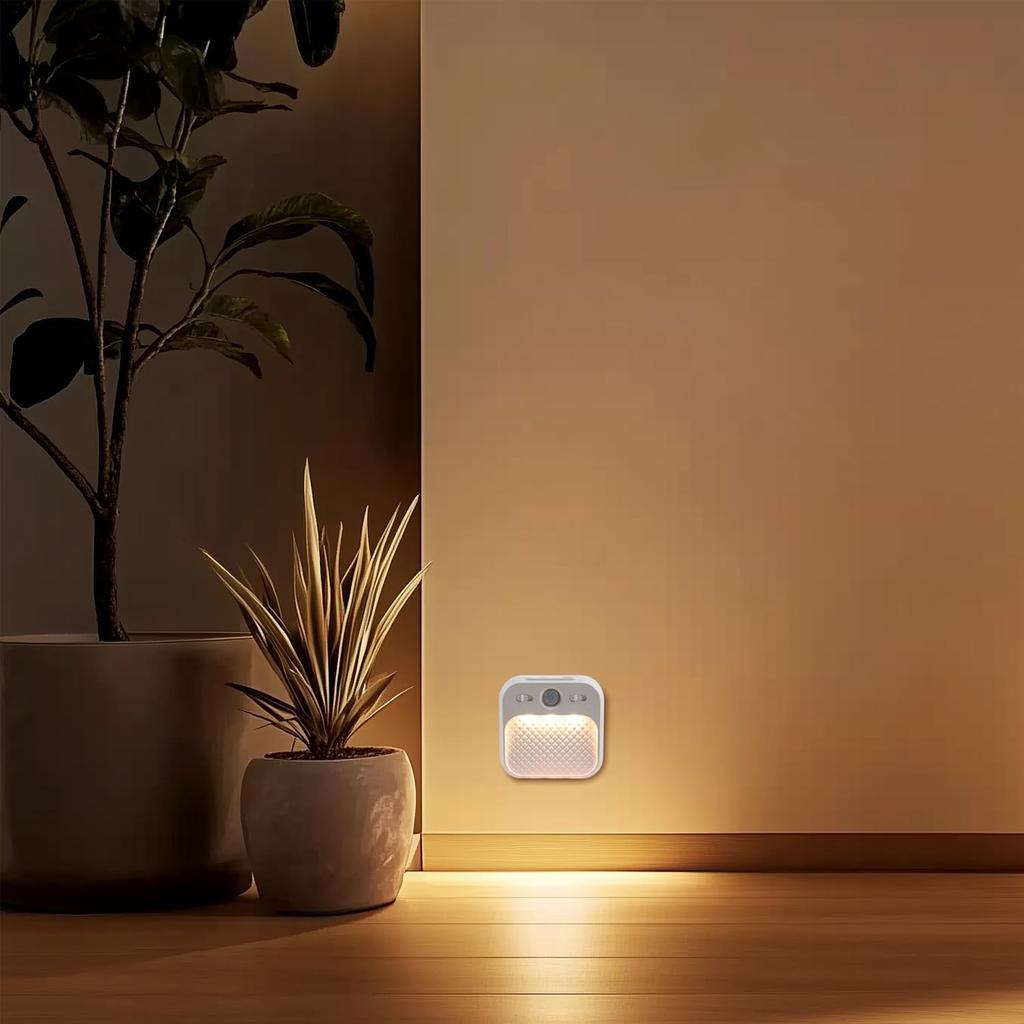 Led Night Light with Motion Detector 2 Pack, Cabinet Light Dimmable with Timer Function, Staircase Lighting 3 Color Temperature 3000/4500/6000K,