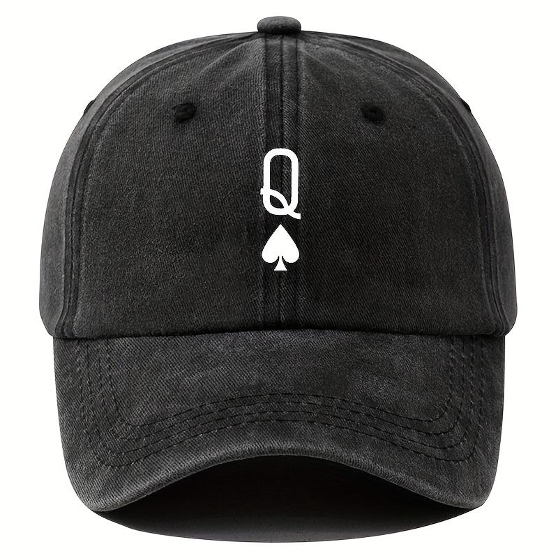 Retro Washed Baseball Cap Dad Truck Cap Outdoor Adjustable Fishing Hat Soft Top Versatile Duck Cap чёрный