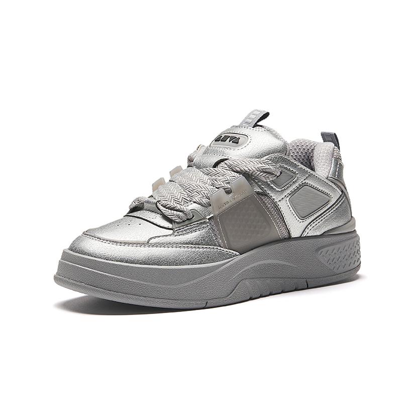 Anta Aoyou Pro Trendy Versatile Durable Low-Top Skate Shoes Women skate shoes Pigeon-Gray 922438015-4