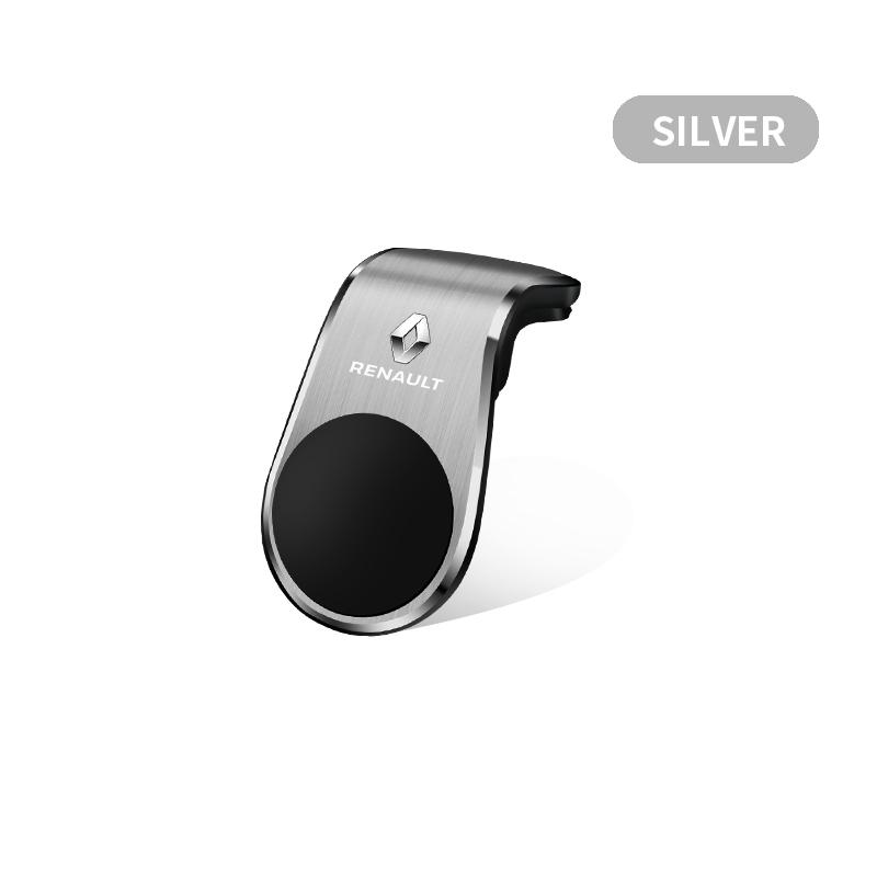 Car Magnetic L-shaped Car Dedicated GPS Phone Holder Emblem For Renault Dacia Megane 2 Duster Logan Captur Clio Laguna 3 Fluence