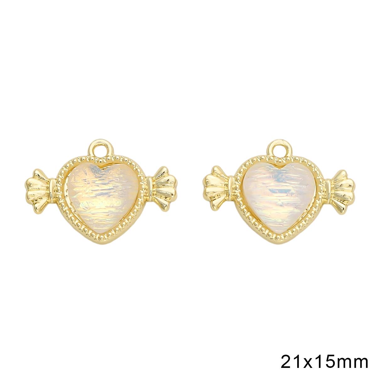 

Золотой/серебряный цвет сплава Алмазное сердце роза бабочка кулон для изготовления ювелирных изделий DIY ожерелье браслет серьги 1pcs золотой