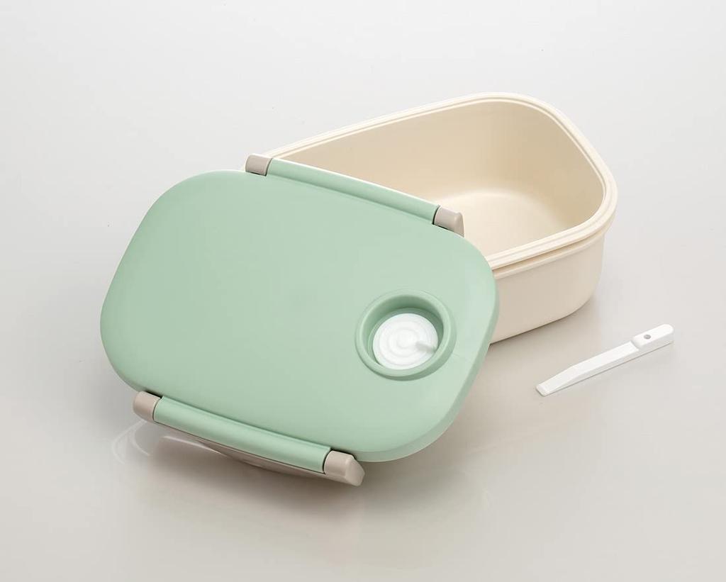 Skater Vacuum Lunch Sealable Made in Sealer, Small, Box, Container, Green, Japan, 450ml, MPP3N-A