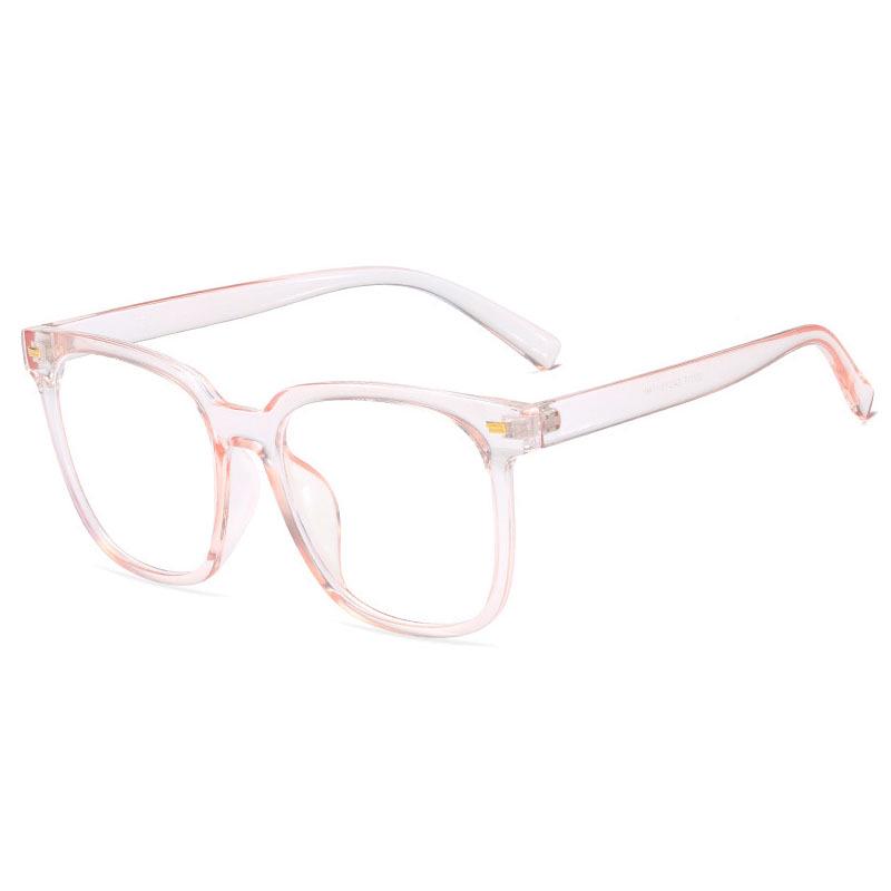 New Large Frame Anti-Blue Light Prescription Glasses - Korean Style for Men & Women, European & American Fashion, Internet Celebrity Trend