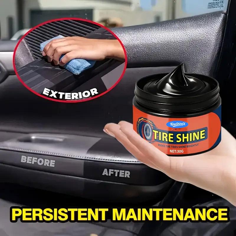 Car Scratch Remover Polish 50g Interior Exterior Plastic Rubber Trim Wax Durable Shine Coating