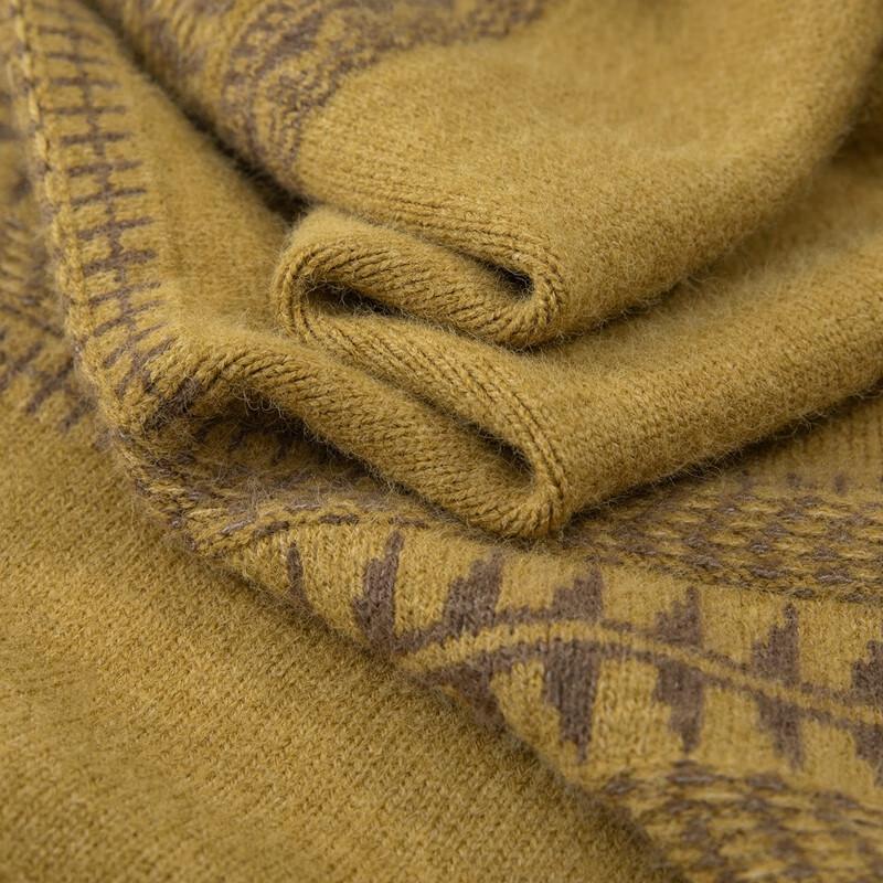 Sweter damski Si Baishe z wysokim dekoltem, z długim rękawem, luźny