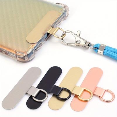 1pcs Universal Metal Mobile Phone Lanyard Shim Ultra-Thin Stainless Steel Fixed Cellphone Lanyard Link Accessories