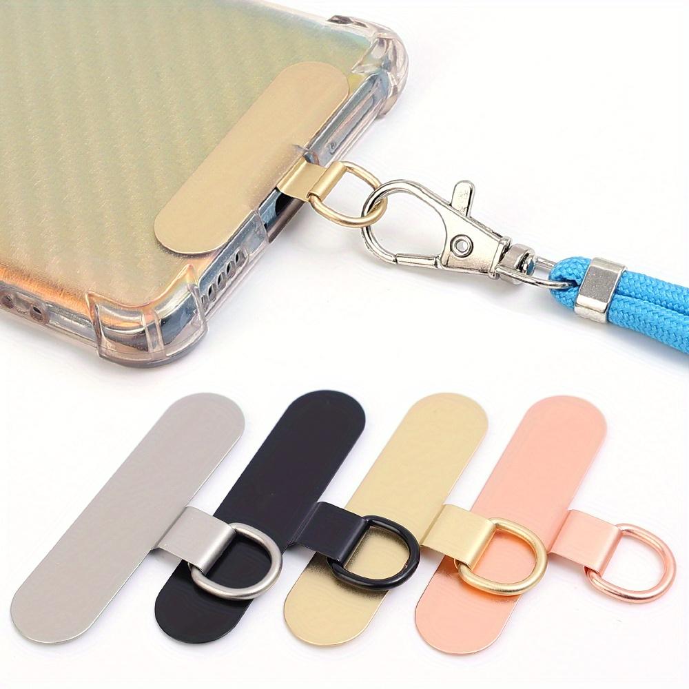 1pcs Universal Metal Mobile Phone Lanyard Shim Ultra-Thin Stainless Steel Fixed Cellphone Lanyard Link Accessories