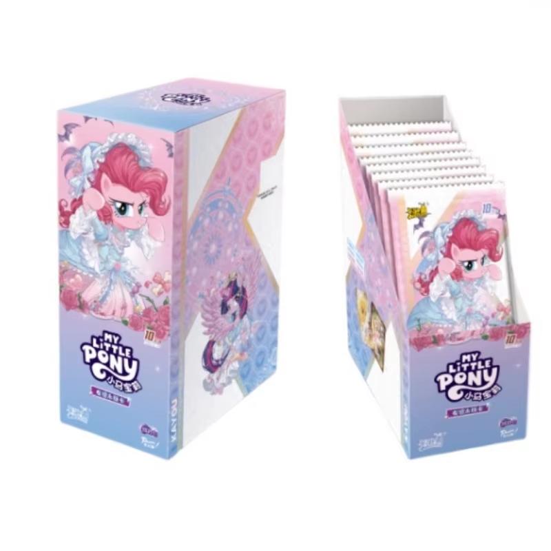 Kayou Genuine My Little Pony Card Friendship Forever Glorious Moon Pack Sparkling Colored Gemstones Anime Collectible Cards