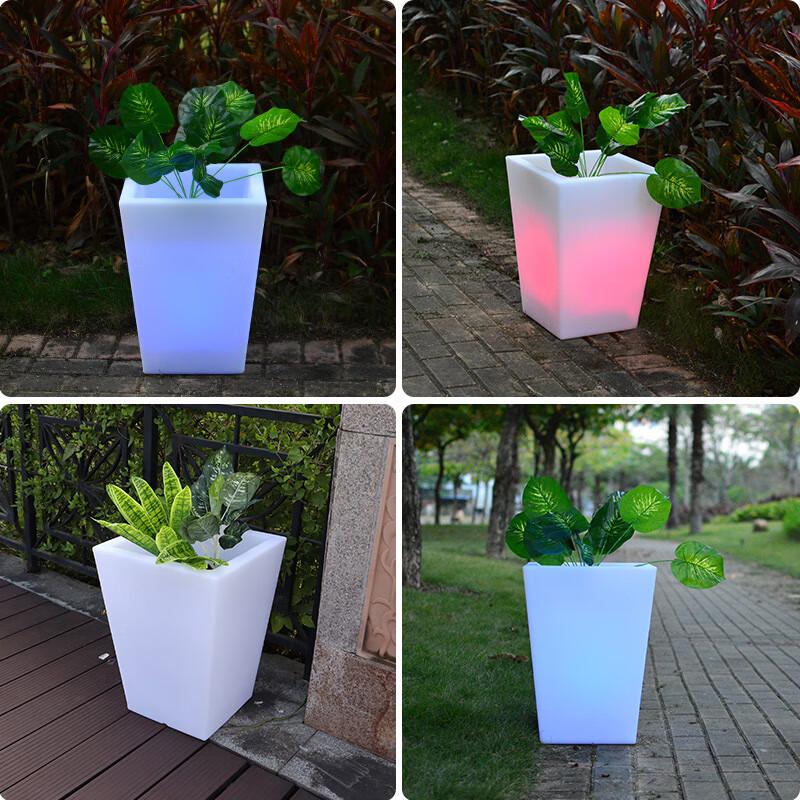 Outdoor LED Luminous Flower Pot