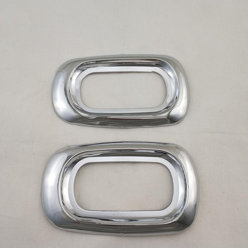 2pc New Car ABS Chrome Accessories Plated Door Side Lamp Cover Trim Paste Style For Honda CRV CR-V 2001 2002 2003 2004 2005 2006