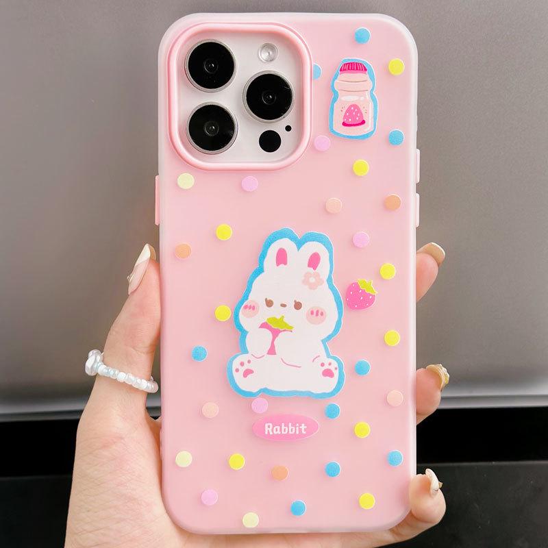 Zhitai Jelly Skin Case for iPhone 12-16 Pro Max with Hand Strap