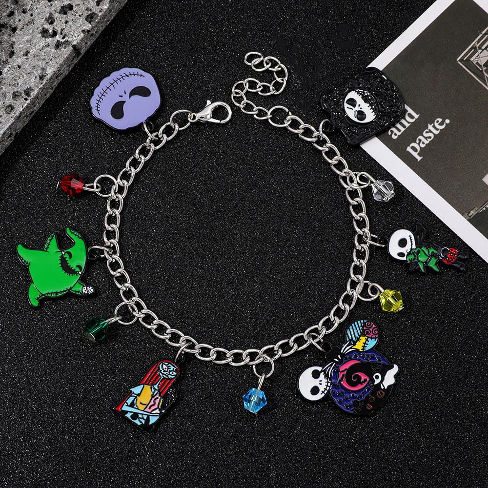 Halloween Cartoon Geistermama Armbänder Mit Legierungsanhänger Für Geschenk Und Partydekoration