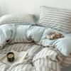 New Washed Super Soft Duvet Cover Set with Bed Sheet Skin-friendly Bedding Set Hygroscopic Breathable Quilt Cover and Pillowcase