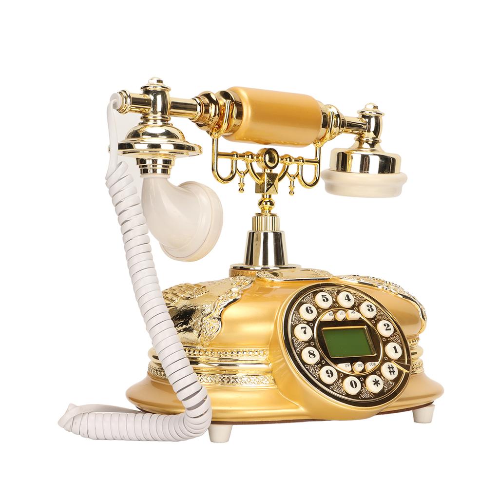 MS‑5600A Europäisches Vintage-Telefon Klassisches LCD-Display Anrufer-ID Retro-Telefon für Wohnzimmer