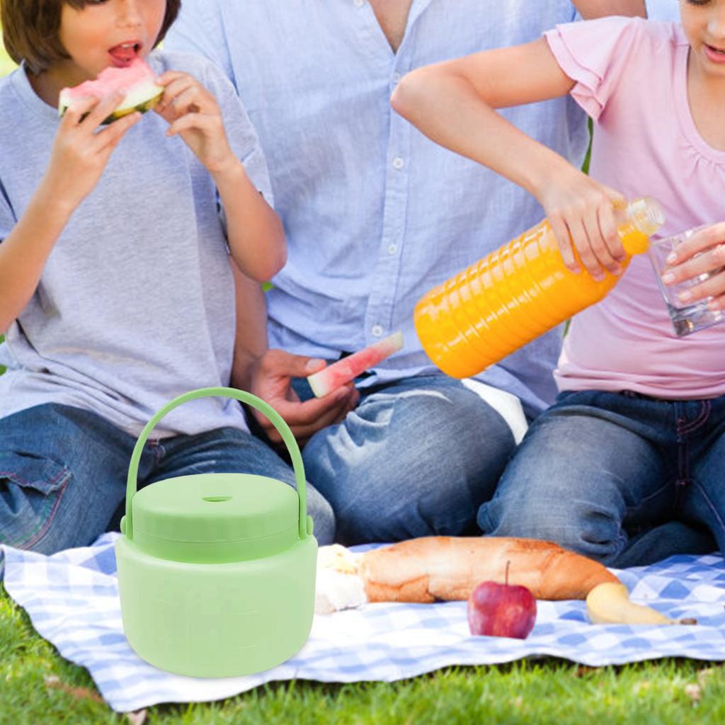 500ML Portable Outdoor Fresh-Keeping Bucket Silicone Sealed Bucket Kettle Silicone Ffresh-Keeping Bag Fresh-Keeping Bucket Ice Bucket Food Storage Box