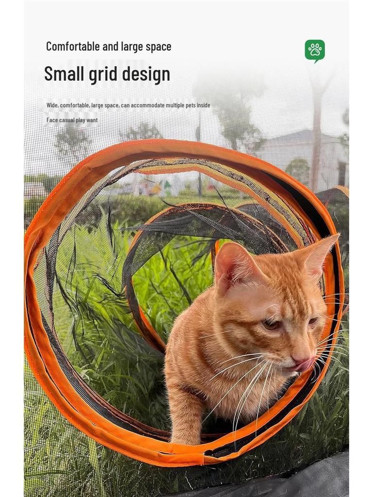 Outdoor Portable Pet Play Tent and Tunnel Set