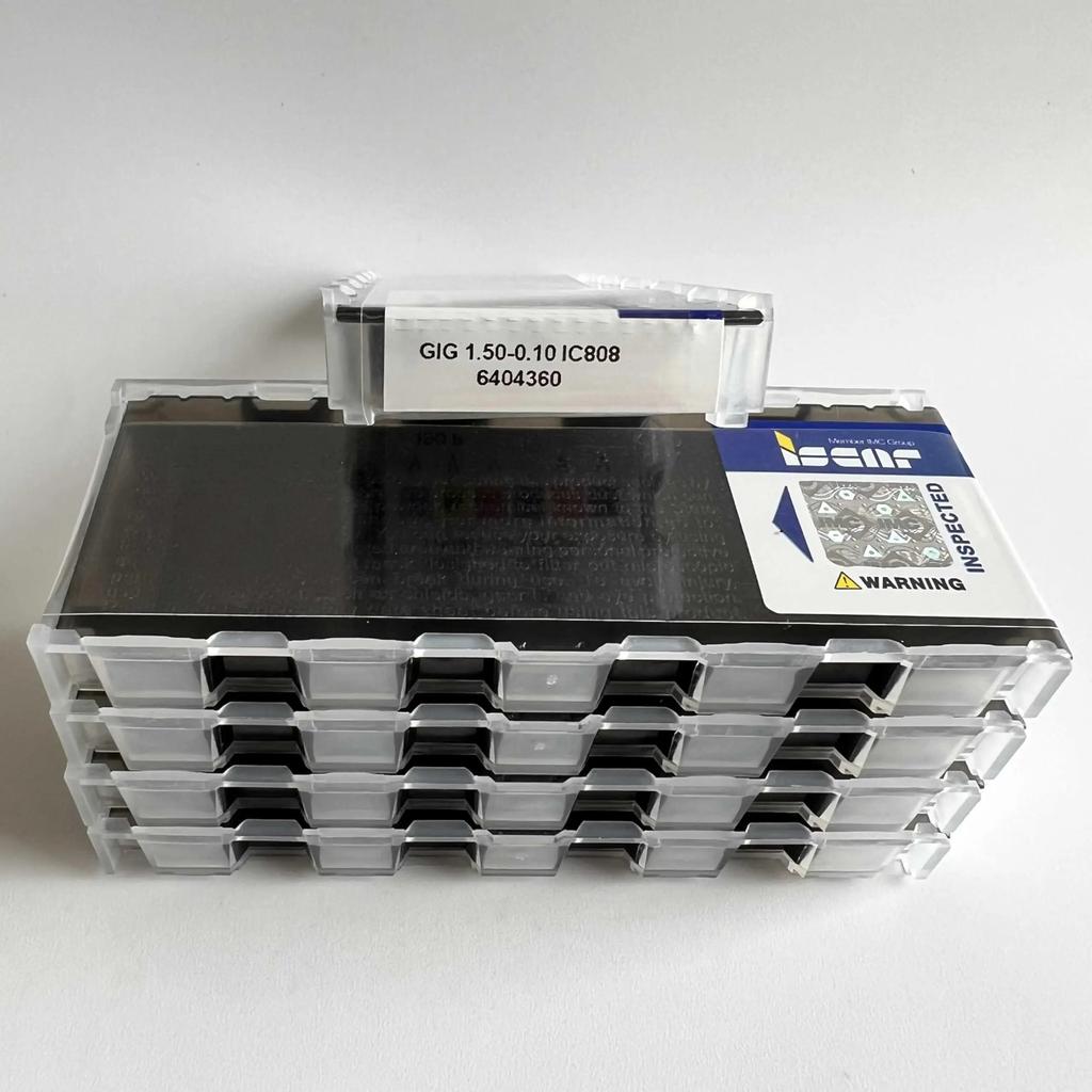 ISCAR / GIG1.50-0.10 IC808 /Industrial indexable Carbide Inserts 10 PCS