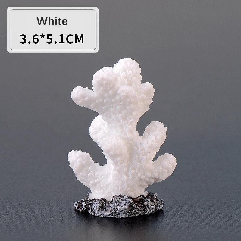Colorful Mini Artificial Coral Cute Ornamental Fish Gifts Aquarium Decor Multicolor Resin Fashion Diy Art Craft Fish Tank Decora