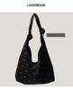 Niche Design Women's Bow Canvas Foldable Tote - 2024 Fashion
