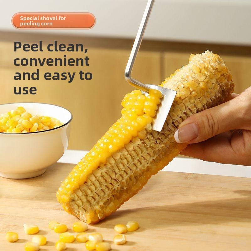 Nerezový loupák na kukuřici, Rychlý a snadný odstraňovač zrn pro domácí použití