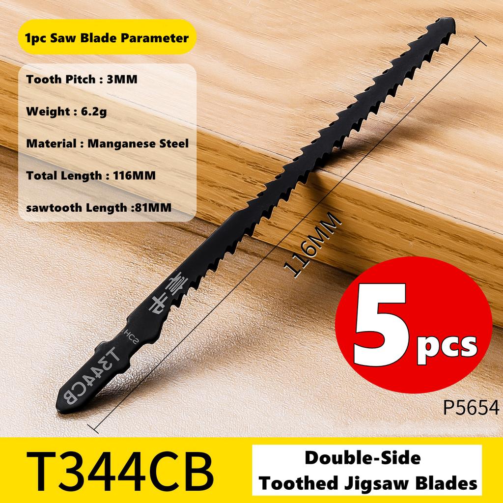 Double Sided Saw Blades for Woodworking Metal Plastic Machines with Fine and Coarse Teeth To Prevent Edge Collapse Explosion