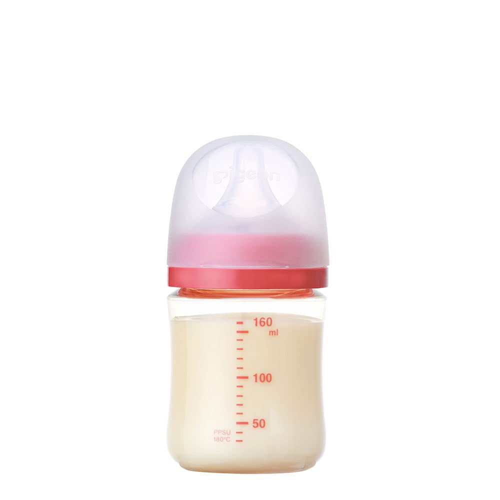 Pigeon Breastmilk Feeling Baby Bottle 160ml 0 months and up High quality plastic Bear Used in medical institutions Lightweight and unbreakable