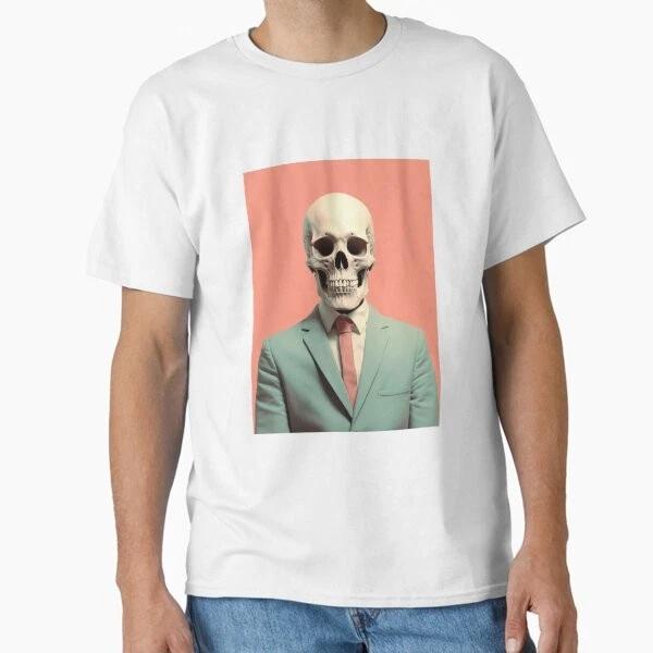 Skull In A Suit Classic Tshirt Made In Usaaus Tshirt S2xl S