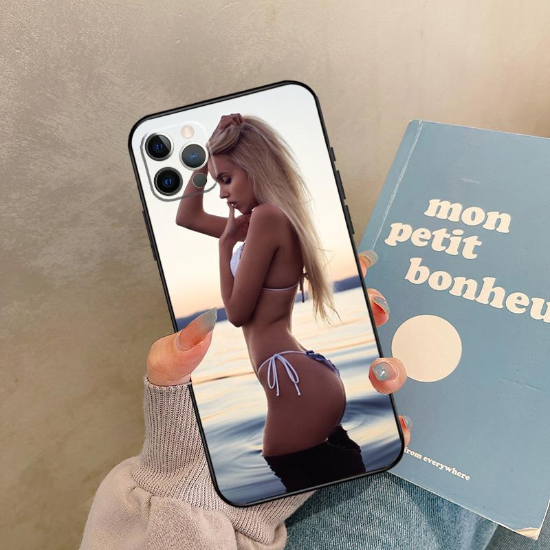 Beach Booty Bikini Girl Case For iPhone 17 Air 15 14 13 12 11 16 Pro Max 13 mini XR 15 16 Plus 16e Back Cover Shell