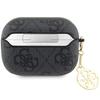 Guess Guap2G4Gsmk Airpods Pro 2(2022/2023) Cover Czarny/Black 4G Charm Collection