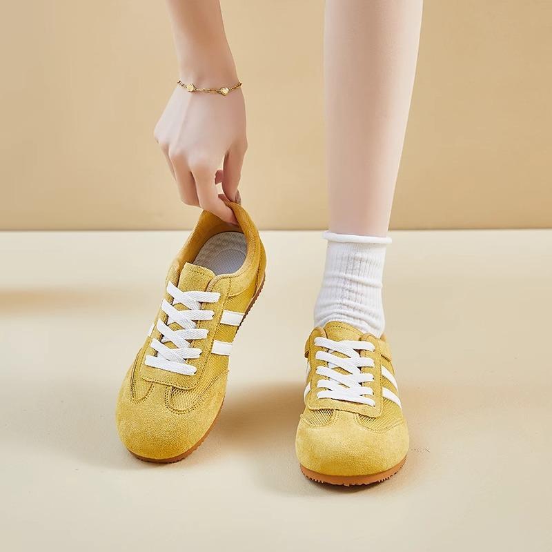 Women's shoes Red German training shoes Women's 2025 new summer lightweight sports shoes Thin mesh breathable casual Forrest Gump shoes