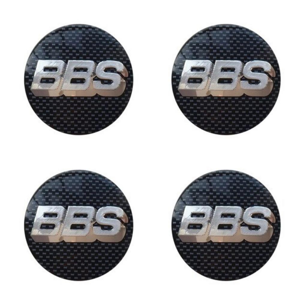 4 Pezzi 56mm 60mm 65mm 70mm 80mm Logo BBS Adesivi per Auto per Coprimozzi Ruota Auto Emblema Coprimozzo Cerchione Accessori Styling